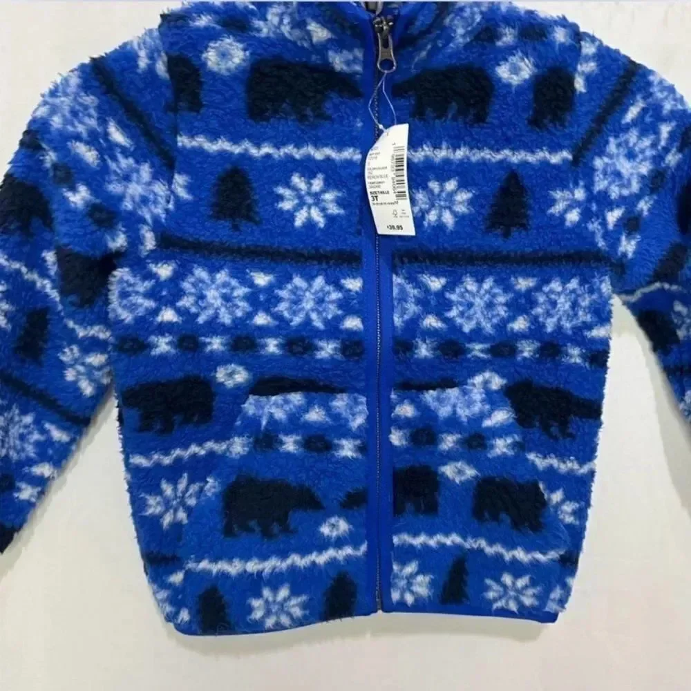 Toddler Zip up Sherpa Size 3T